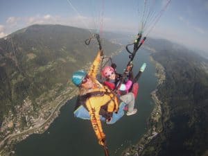 Tandem paragliding flight - fly4you